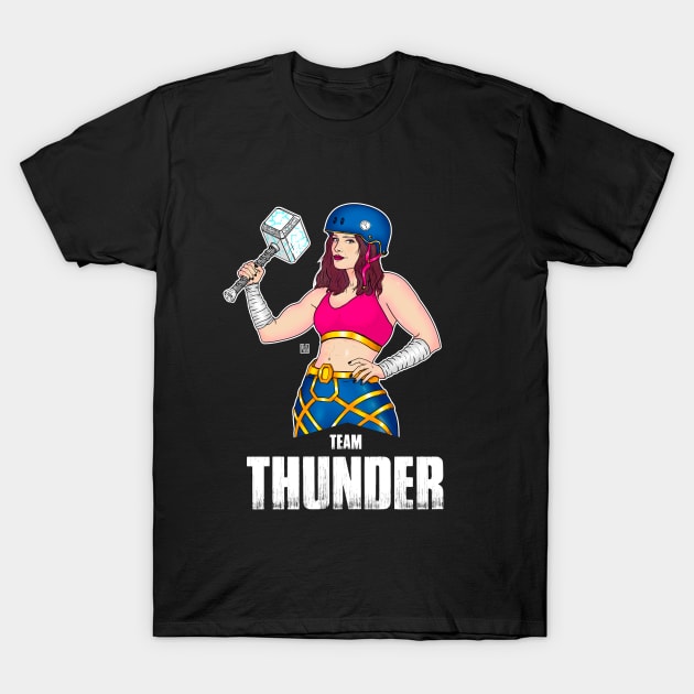Lady Thor Joins Roller Derby T-Shirt by Mike-EL